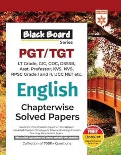 Black Board Series PGT/TGT  English  Chapterwise Solved Papers