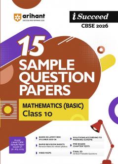 CBSE Sample Mathematics Basic 10th