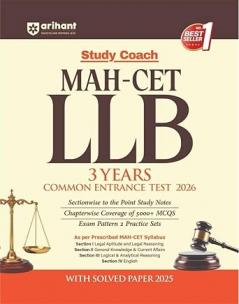 Study Coach MAH-CET LLB 3 Years Common Entrance Test 2026