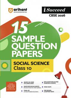 I Succeed CBSE 2026 15 Sample Question Papers Social Science Class 10