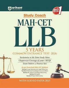 Study Coach MAH-CET LLB 5 Years Common Entrance Test 2026