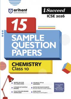 I Succeed ICSE 2026 15 Sample Question Papers Chemistry  Class 10