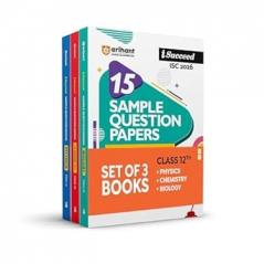 Arihant I Succceed ISC Sample Question Papers Class 12 Physics Chemistry Biology Exam 2026 |15 Solved Papers with Latest Specimen Paper Rapid Revision Notes Mind ... for Board Exam Preparation | English Medium