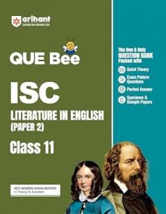 ISC Que Bee Literature in English 11th