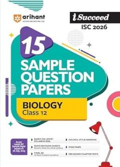 ISC Sample Biology 12th