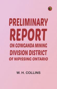 Preliminary Report on Gowganda Mining Division District of Nipissing Ontario