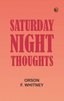 Saturday Night Thoughts