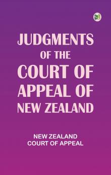 Judgments of the Court of Appeal of New Zealand
