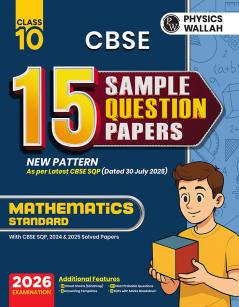 CBSE Class 10th - Maths Standard - 15 Sample Papers 2025