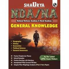 PW Shaurya NDA/NA General Knowledge Book with Latest 2025 Solved Paper | Geography History Economics Political Science For 2025-26 Exam