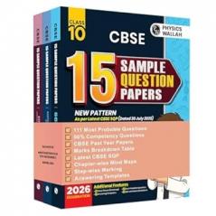 CBSE 15 Sample Question Papers Class 10 Science Maths (Std) & English Combo Set of 3 Books