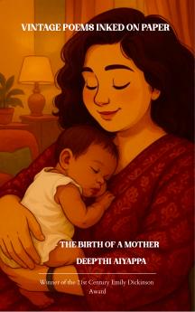 Vintage Poems Inked on Paper - The Birth of a Mother