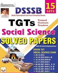DSSSB TGT Social Science Solved Paper 2025 Edition (English Medium) (5758)