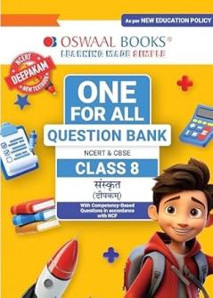 Oswaal One for all Question Bank NCERT & CBSE Class-8 Sanskrit (Deepakam)