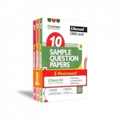 I Succeed CBSE 2026 10 Sample Question Papers Physics Chemistry Biology Class 11