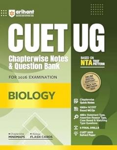 CUET UG Chapterwise Notes & Question Bank for 2026 Examination Biology