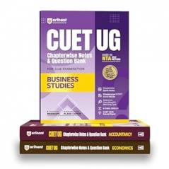Arihant CUET UG 2026 Commerce Combo (Business Studies Accountancy & Economics) | Chapterwise Notes & Question Bank | Based on NTA Pattern | 1000+ NCERT MCQs Assertion Reason & Case-Based Questions | Chapterwise Mindmaps & Flash Cards | Free Online Digital Support