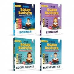 PW CBSE Class 10 Board Booster Science Maths Social Science & English Question Bank Combo Set of 4 Books For 2026 Board Exams l Topicwise PYQs GEM Questions Most Probable Questions