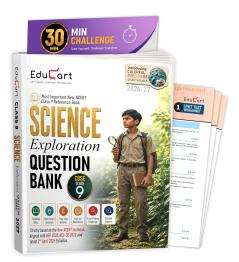 Educart CBSE Class 9 Science Exploration Question Bank 2026–27 | New NCERT Guide and Most Important Reference Book for 2027