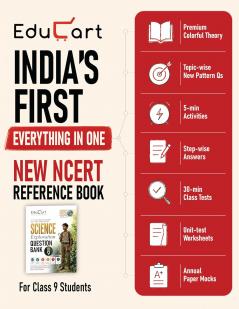Educart CBSE Class 9 Science Exploration Question Bank 2026–27 | New NCERT Guide and Most Important Reference Book for 2027