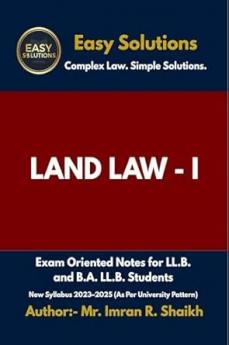 LAND LAWS - I-LLB NOTES