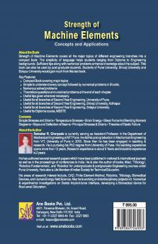 Strength of Machine Elements : Concepts and Applications
