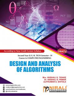 DESIGN AND ANALYSIS OF ALGORITHMS (Second Year SY B.Tech Semester 4 Computer Engineering)