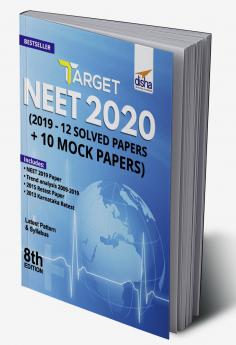 Target NEET 2020 (2019 - 12 Solved Papers + 10 Mock Papers) 8th Edition