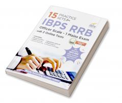 15 Practice Sets for IBPS RRB Officer Scale 1 Mains Exam with 2 Online Tests