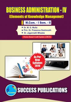 Elements of Knwolege Management (BA-IV)M.Com Sem-II