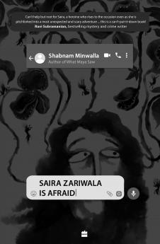 SAIRA ZARIWALA IS AFRAID