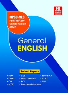 General English for MPSC-MES Preliminary Examination 2024