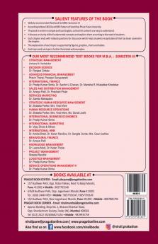 Pravin Thorat & Praveen Suryavanshi ADVANCED FINANCIAL MANAGEMENT (MBA Semester 3)