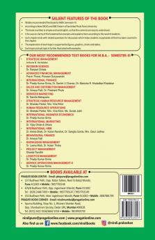 Sinha Chavan & Khaladar-Khedekar INTERNATIONAL FINANCE (MBA Semester 3)