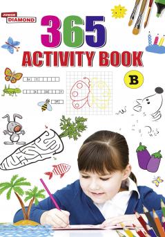 365 Activity Book B For Kids | Match the Pair Find the Difference Puzzles Crosswords Join the Dots  Colouring Drawing and Brain Teasers