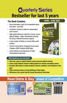 Quarterly Current Affairs Vol. 2 - April to June 2021 for Competitive Exams 5th Edition