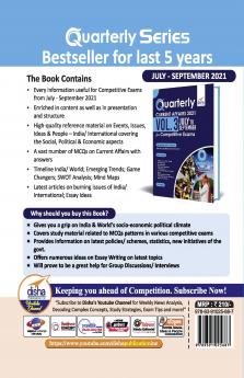Quarterly Current Affairs Vol. 3 - July to September 2021 for Competitive Exams with Video eCourse