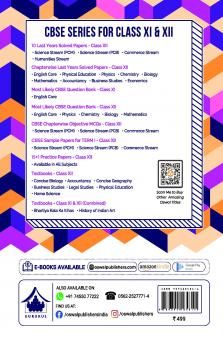 Chapterwise Objective MCQs Commerce Book for CBSE Class 12 Term I Exam : 2000+ Multiple Choice Questions - (Maths Accts BS Eco Eng Physical Edu)