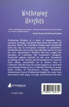 Wuthering Heights: A Tale of true love revenge greed and hatred