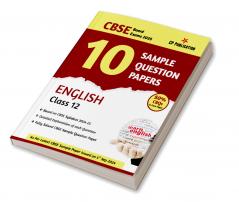 CBSE 10 Sample Question Papers Class 12 English for 2024 Board Exam