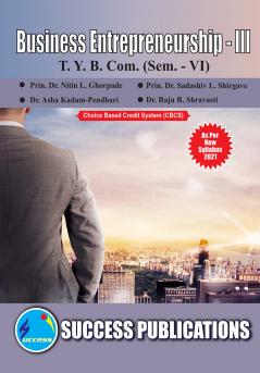 Business Entrepreneurship III T.Y.B.Com Sem.-VI