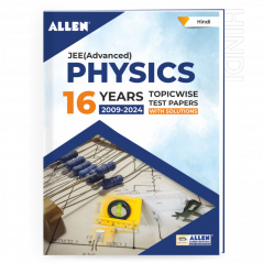 JEE Advanced Physics: 16 Years Topicwise Solved Papers with Solutions in Hindi