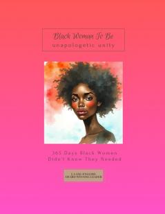 Black Woman To Be