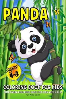 Panda Coloring Book For Kids : Cute Panda Bear Coloring Book For Kids Ages 4-8 Boys And Girls | Great Gift For Children