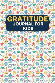 Gratitude journal for kids : Daily Gratitude Journal dairy for Kids Aged 5-12 both Boys &amp; Girls