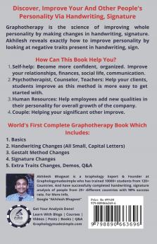Look And Improve: Learn Complete Graphotherapy. Includes Both Handwriting Signature Analysis!