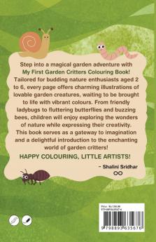 My First Garden Critters Colouring Book