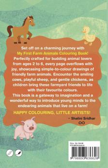 My First Farm Animals Colouring Book