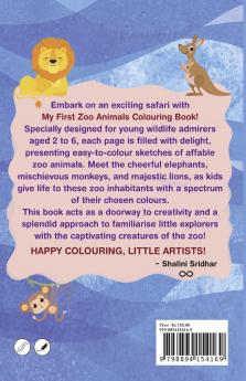 My First Zoo Animals Colouring Book