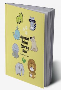 Alphabet Animal Coloring Book